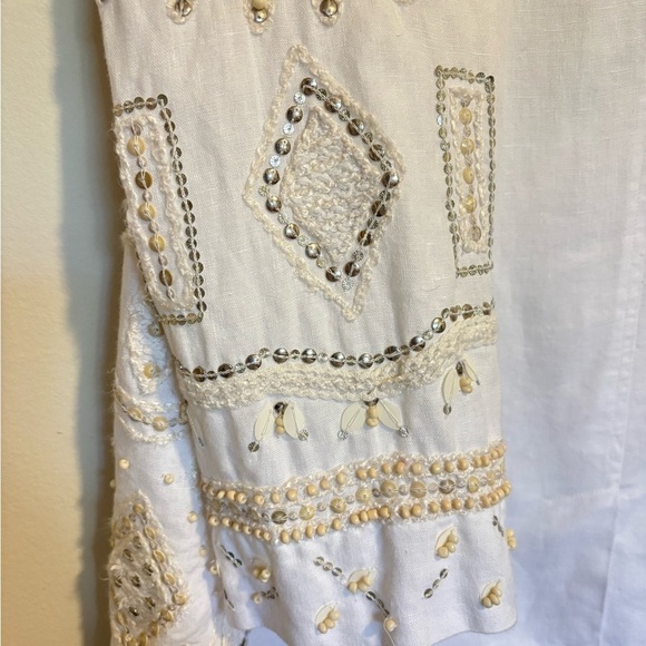 Chico's Vintage Linen Embroidered Blazer - Picture 6 of 13